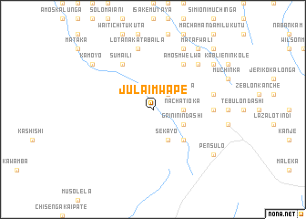 map of Julai Mwape