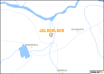 map of Jūlākālava