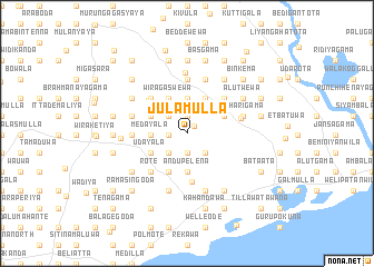 map of Julamulla