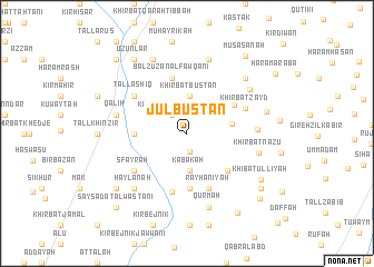 map of Jūl Bustān