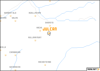 map of Julcán