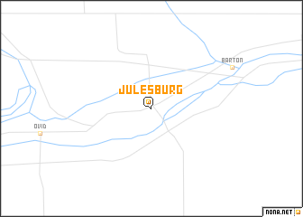 map of Julesburg