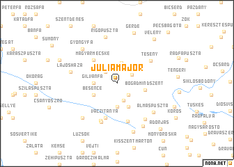 map of Júliamajor