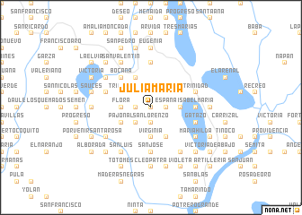 map of Julia María