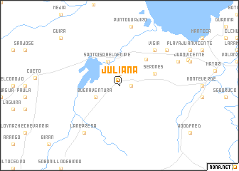 map of Juliana