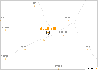 map of Juliāsar