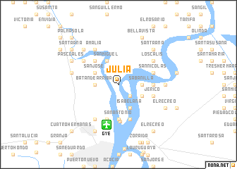 map of Julia