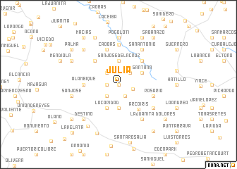 map of Julia