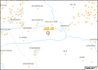 map of Julia