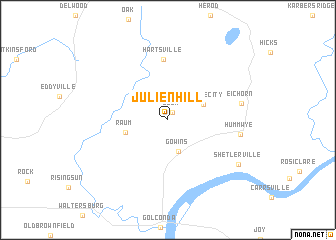 map of Julien Hill