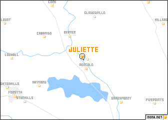 map of Juliette