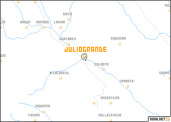 map of Julio Grande