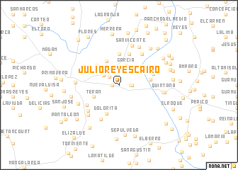 map of Julio Reyes Cairo