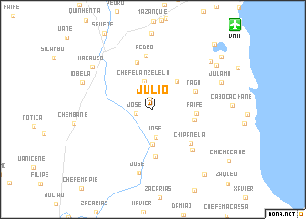 map of Júlio