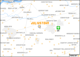 map of Juliustown