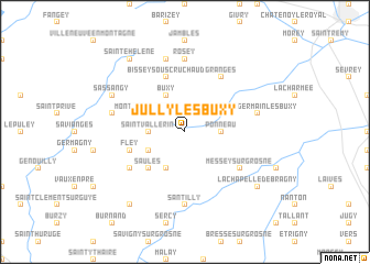 map of Jully-lès-Buxy