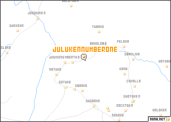 map of Juluken Number One