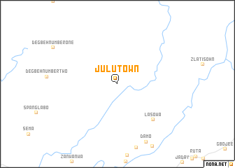 map of Julu Town