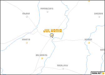 map of Julwānia