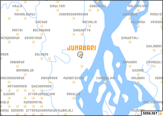 map of Jumābāri