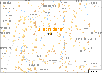 map of Juma Chāndio