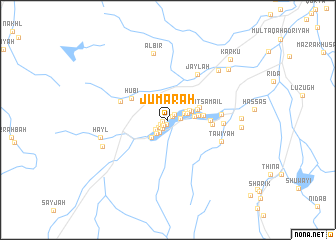 map of Jumārah