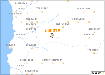 map of Jumate