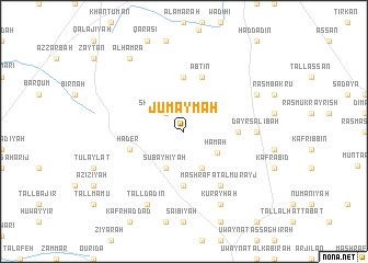 map of Jumaymah