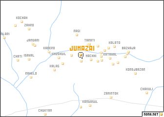 map of Jumāzai