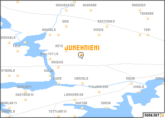 map of Jumehniemi