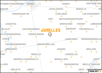 map of Jumelles