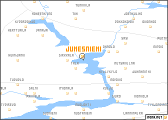 map of Jumesniemi