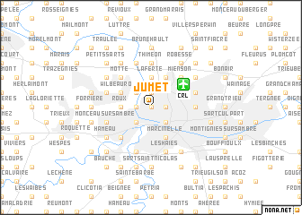 map of Jumet