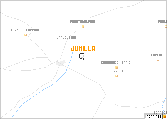 map of Jumilla