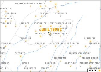 map of Jumiltepec