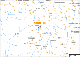 map of Jummah Thebo