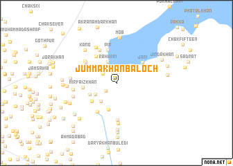 map of Jumma Khān Baloch