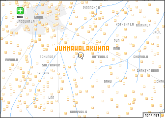 map of Jummawāla Kuhna