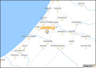 map of Jūmonji