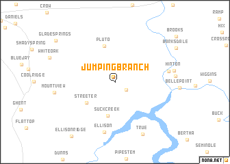 map of Jumping Branch