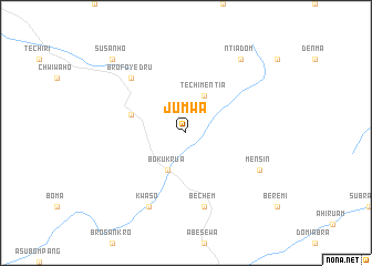 map of Jumwa