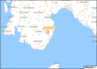 map of Junan