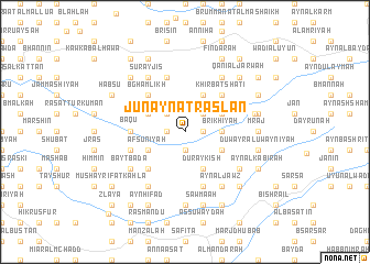 map of Junaynat Raslān