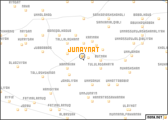 map of Junaynāt