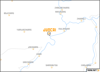 map of Juncai