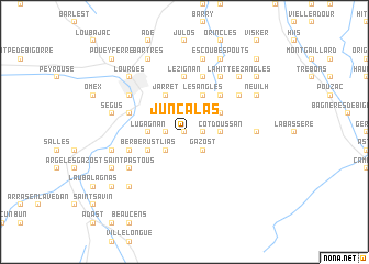 map of Juncalas