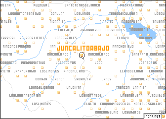 map of Juncalito Abajo