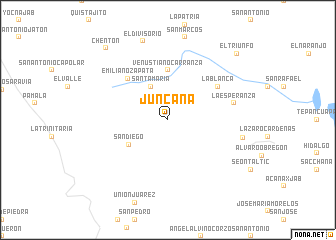 map of Juncaná