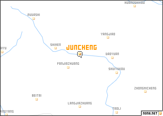 map of Juncheng