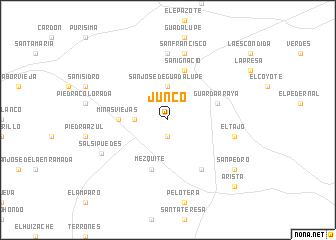 map of Junco